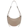 Sac de luxe Numero Dix Sac demi-lune Fleu-grain texturé en cuir lisse en cuir concepteur zip fermeture crossbody women hobo sac à main sacs à bandoulière 001