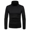 Männer Pullover Mode Lässig Slim Fit Grundlegende Rollkragen Gestrickte Pullover Hohe Kragen Pullover Männlichen Doppel Herbst Winter Tops 231012