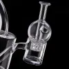 Rökningstillbehör Glas kolhydrater Cyclone Riptide Cap för 21,5 mm/25mm OD Quartz Banger Nail Water Pipes Bongs Dab Oil Rigs