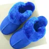 Mulheres Chinelos de Algodão Slides de Pele Clássico Designer Crianças Botas de Bebê Couro Camurça Lã Mistura Mules de Inverno WGG Tamancos Fofos Botas de Neve Tamanho 35-45