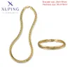 結婚式のジュエリーセットXuping Summer Fashion Copper Alloy Jewelries Party for Women Essential Necklace and Bracelet Set Gifts X000721891 231012