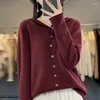 Cardigan de lã de malha feminina camisola feminina com capuz manga longa topo estilo coreano jaquetas de malha mujer malhas soltas outono inverno roupas