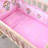 Bedding Sets 5pcs Baby Set born Pure Cotton Bed Circumference Mattress Pillow Kit Infant Cartoon Pattern Crib Surround Cot Fence 231012