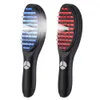 Hårborstar Electric Massage Comb Blue Red Light Therapy Vibration Hair Massage Scalp Brush Negative Ion Spray Hårtillväxt Massager 231012