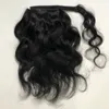 レースウィッグステールヒューマンヘアラップボディウェーブテールレミーヘアテール女性のための髪のクリップ自然色231012