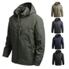 Autres articles de sport Hommes Coupe-vent Militaire Field Vestes Vêtements d'extérieur Hommes Hiver Automne Étanche Vol Pilote Manteau À Capuche Hommes Chasse Armée Vêtements 231011