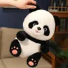 Suprimentos de brinquedos de Natal 25/30/40/50cm Cartoon Panda Gigante Brinquedos de Pelúcia Recheado Rosa Impertinente Boneca Panda Bonito Para Crianças Meninas Presente de Aniversário R231012