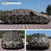 Bilskydd Hail Proof Car Cover Waterproof Exterior Auto Covers Outdoor Fordon Sunshade Protect Awning Universal Windshield Body Awningar Q231012