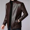 Hommes en cuir Faux hommes costume veste Slim Fit blazer manteau mode veste Streetwear jolie pochette vestes vêtement d'extérieur pour homme 231012