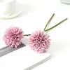 Decorative Flowers 10PC Silk Ball Daisy Artificial Flower Dandelion Wedding Party Stage Setting Simulation Flore Branch Festival Supplies