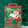 Cadeau Wrap LBSISI Life 12pcs Boîte de papier à main de Noël Personnalité Creative Petit sac à dos Forme Emballage Apple Snack Décoration
