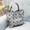 Geométrica sanzhai luz contador diamante portátil em forma de saco ombro com 6 compartimentos femininos luxo negócios viajando sacolas