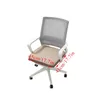 Cuscino da 45 cm per sedia quadrata, cuscino per sedile impermeabile, per ufficio, con lacci, antiscivolo, in tinta unita