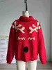 Kvinnors tröjor 2023 Ny ankomst Kvinnor Jultröja älgtryck Warn Thick Jumper Long Sle Turtleneck Knitwear Cute Pullover Top Xmas Lookl231107