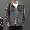 Men's Jackets Denim Jacket Men Vintage Jean Coats Streetwear Fashion Jean Jacket Men Turn Down Collar Denim Outerwear Cotton Bomber Jacket 231012