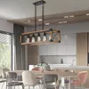 5-Licht-Retro-Bauernhaus-Kronleuchter für Küche, Wohnzimmer, Esszimmer (ohne Glühbirnen)