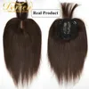 Lace Wigs Doreen13*13cm 10 "12" 16 "stuk pony 100% echte Remy Human Topper voor vrouwen met dun haar Natuurlijk bruin 231011