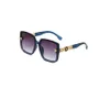 مصمم فاخر نظارة شمسية الرجال نساء نظارات شمسية العلامة التجارية الفاخرة النظارات الشمسية الأزياء الكلاسيكية الفهد UV400 إطار Goggle 5345