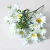 Fleurs décoratives faites à la main, chrysanthème solaire, fleurs artificielles flexibles nordiques, accessoires de photographie pour salon