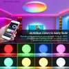 Luzes de teto 40W Smart LED Lâmpada de teto 220V RGB Dimming Tuya Smart WiFi Controle DIY Luz de teto Controle de APP para decoração de interiores para casa Q231012