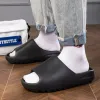 Yeni üst slrn terlik sandaletleri erkekler için sandalet grafiti çöl reçinesi kaymaz köpük koşucusu susam sokak desen düz renk terlik eva sandalet jissi slayt