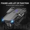 QIJIRC E88Pro RC Drone 4K Professinal With 1080P Wide Angle HD Camera Foldable RC Helicopter WIFI FPV Height Hold Gift Toy