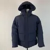 Jaqueta masculina para baixo parka canadense inverno veste casaco homme outerwear grande jassen pele com capuz fourrure manteau quente hiver parkas doudoune tamanho XS-3XL