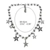 Pendant Necklaces Hollow Star Necklace Sweet Cool Y2k Clavicle Chain Retro Personality Pentagram Choker Jewelry Ornament T8DE