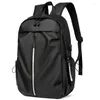 Backpack Men Waterproof Oxford Cloth Bag Boys Teen 16 -calowy laptop z USB Ładowanie Travel Back Pack Mochila