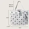 Lingge Sanzhai Rock 2024 Läderhandväska Tote Designer Bag Geometry Women's Autumn Luxury Shoulder Bags