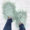 2023-Slippers Designer Long Hair Sheep Slides For Design