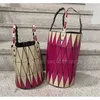 Bolsa japonesa lingge original de fábrica, estilo cesta de vegetais, sacos femininos, emendados, cor contrastante, dobrável fosca