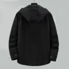 Erkek Ceket Bahar Sonbahar Ceket Erkekler yün kat artı boyut 10xl 11xl rüzgar kırma ceketler erkek siyah ceket büyük boyut 11xl 231011