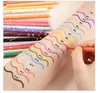 Le stylo gel eye-liner n'est pas facile à maculer et résiste à la transpiration, eye-liner longue durée facile à tracer, eye-liner 18 couleurs