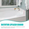 Ensemble accessoire de bain Ensemble de lavabos en acrylique Splash Guard Baignoire de la maison