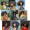 Perucas sintéticas 4b 4c afro peruca cabelo humano com franja peruca sem cola cabelo humano pronto para usar 180% 220% densidade natural afro kinky cabelo encaracolado venda 231012