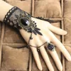 Stud ncee gotisk viktoriansk svart spets halsband kvinnor flicka boho kristalltassel sexig choker steampunk mörk loli stil halloween smycken 231012