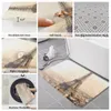 Carpets Eiffel Tower Building City Bathroom Bath Mat Carpet Bathtub Floor Rug Shower Room Doormat Kitchen Entrance Pad Home Decor