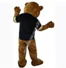 Performance Brown Bear Mascot Costume Högkvalitativ tecknad temakaraktär Karneval Vuxna Storlek Julfödelsedagsfest Fancy Outfit