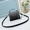 7A Mirror Quality Women Crossbody Bag Diamond Sequin Design Classic Flap Bag Imitation Crystal Design Sheepskin Foder Luxur Designer