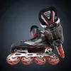 Inline Roller Skates Sepatu Roda Hoki Sepatu Kulit PVC Ultra Ringan Profesional 231012