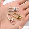 10pcs/lot Snap Lobster Clasp Hooks Gold sier Mettated DIYジュエリー製造調査結果KeyChain Neckalce Bracelet Supplies DHGARDEN OTFP8