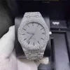 hoge kwaliteit moissanite designer horloges passeren beperkte verkoop diamanten moissanite horloge automatische test zilver topkwaliteit eta-uurwerk 904l roestvrij 3DOU JHYE