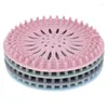 Conjunto acessório de banho de silicone dreno de chão rolha de cabelo banheira plug bacia pia filtro