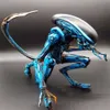 Trajes de mascote Neca Figura Alien Action Figure Aliens Xenomorph Predators Riple Action Figure Modelo Brinquedo Conjunto Boneca Móvel Decoração de Estante