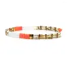 Strand bohobliss cor marrom miyuki tila contas pulseiras para homens feminino vintage pulseira ajustável artesanal moda jóias presente