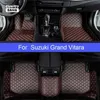 Alfombrillas CUWEUSANG, alfombrillas personalizadas para el suelo del Coche para Suzuki Grand Vitara, accesorios para Coche, alfombras Q231012