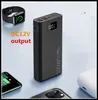 90000mah ~ DC12V 출력 전원 뱅크 마이크로 USB QC 빠른 충전 파워 뱅크 LED 디스플레이 휴대용 외부 배터리 충전기