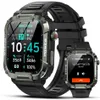 Mk66 Robust Military Smart Watch Men 400MH stort batteris pinnsövervakning 1.85 '' Bluetooth Call Smartwatch