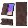 Hautgefühl Leder Brieftasche Hüllen für Samsung S24 Ultra Plus A15 A05S A05 Moto G Power 2023 G84 G54 Quadratischer Aufdruck Handgefühl ID Kreditkartenschlitz Halter Flip Book Pouch